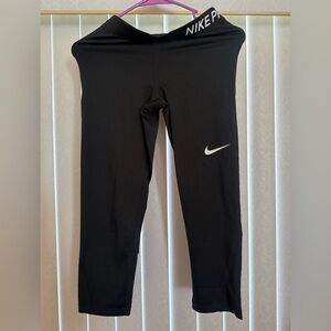 Nike Kids Black and White Leggings